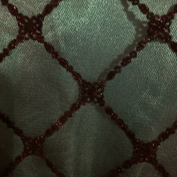 Jona Michelle Green Fit and Flare Dress with Flutter Sleeves - Picture 4 of 4